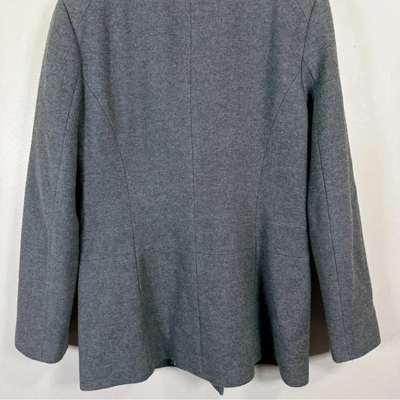 Banana Republic Melange Wool Double Breasted Pea  Coat - Picture 13 of 16
